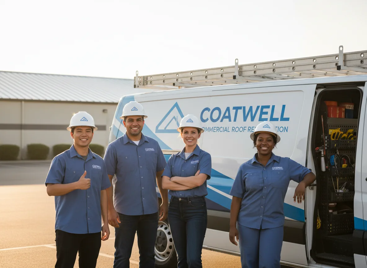 Commercial roof coating company in Great River, NY